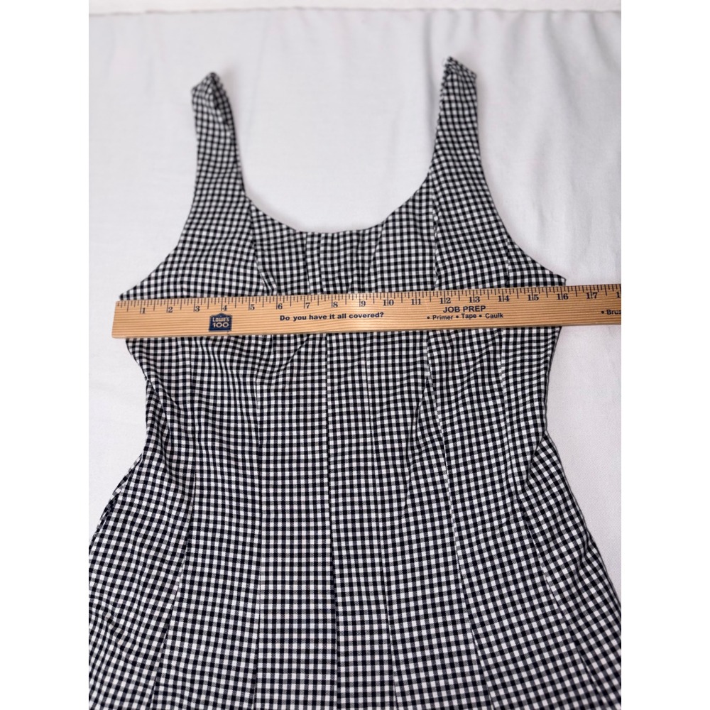 Universal thread Target Black White Gingham Midi … - image 12